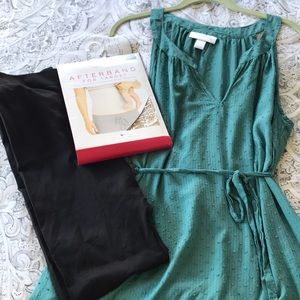 Isabel maternity legging/afterband. Motherhood top